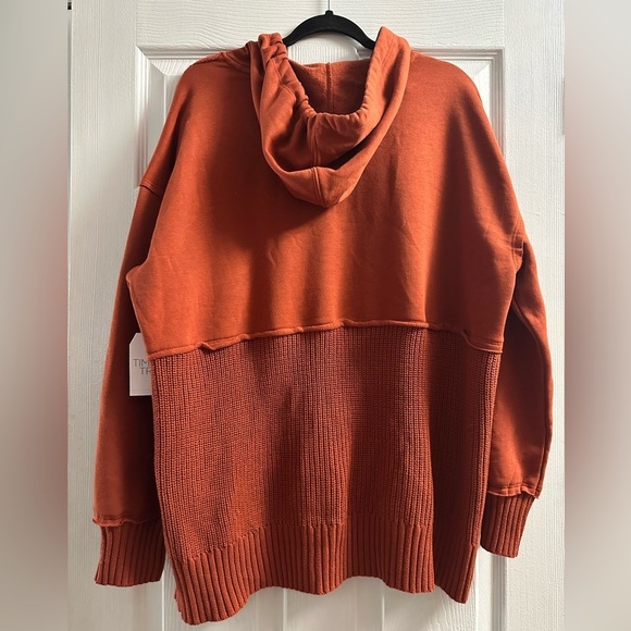 NWT Time And Tru Women's Mixed Media Hoodie XL - Picture 5 of 5